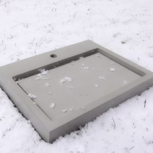 Modernt handfat i betong