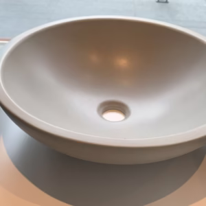 Stilrent runt betonghandfat