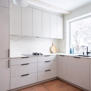 Betongfronter till IKEA kök