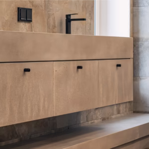 Betongbadrum - Betongfronter för IKEA Metod