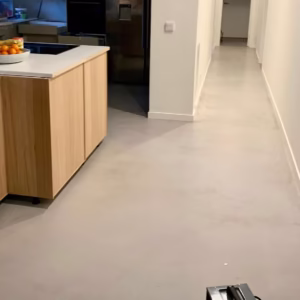 Snyggt microcement betonggolv