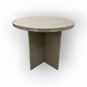 KLASBORG - runt betongbord