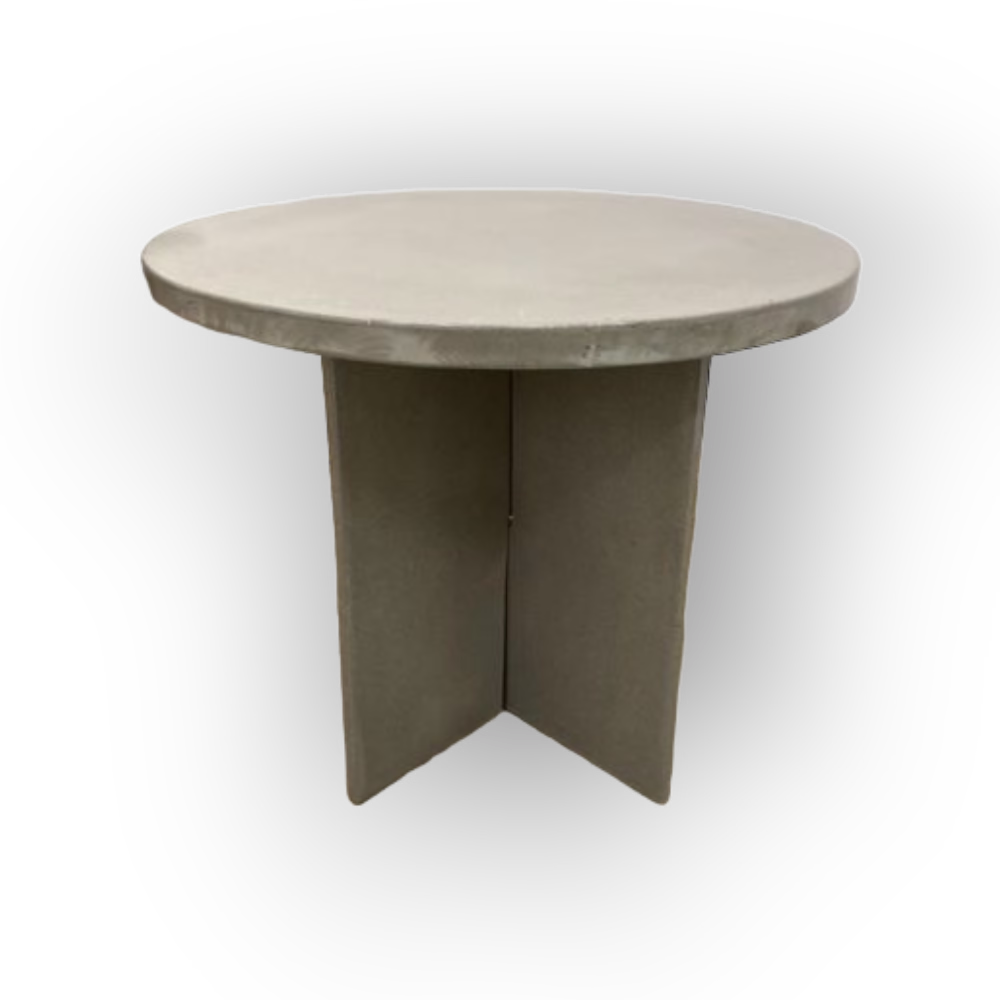 KLASBORG - runt betongbord