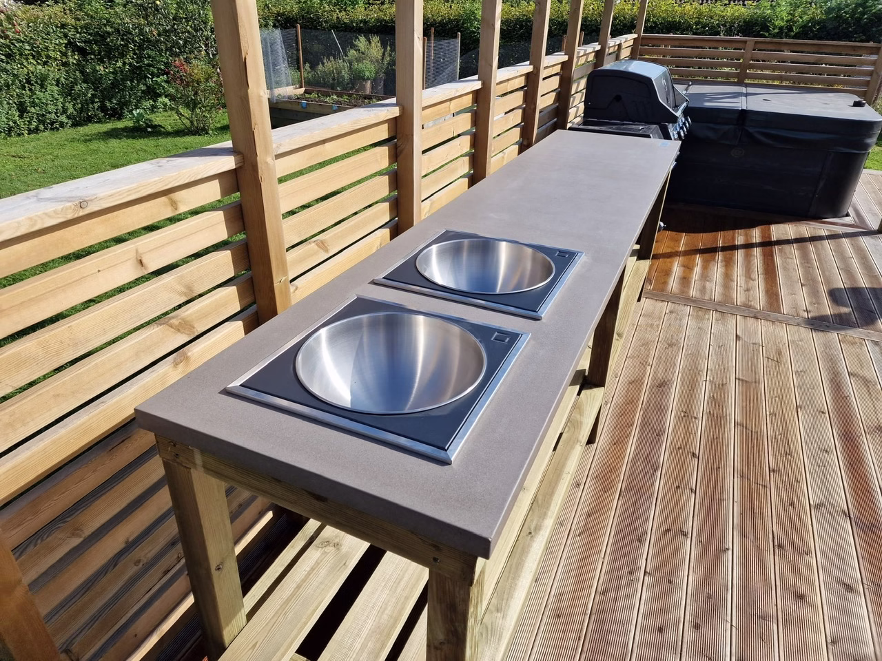 Bänkskivor för utomhuskök